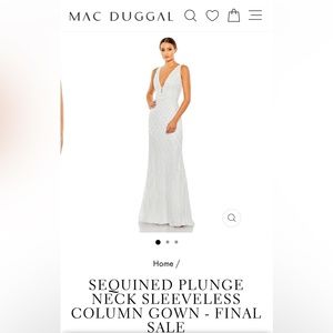 Mac Duggal dress
